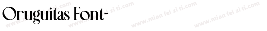 Oruguitas Font字体转换